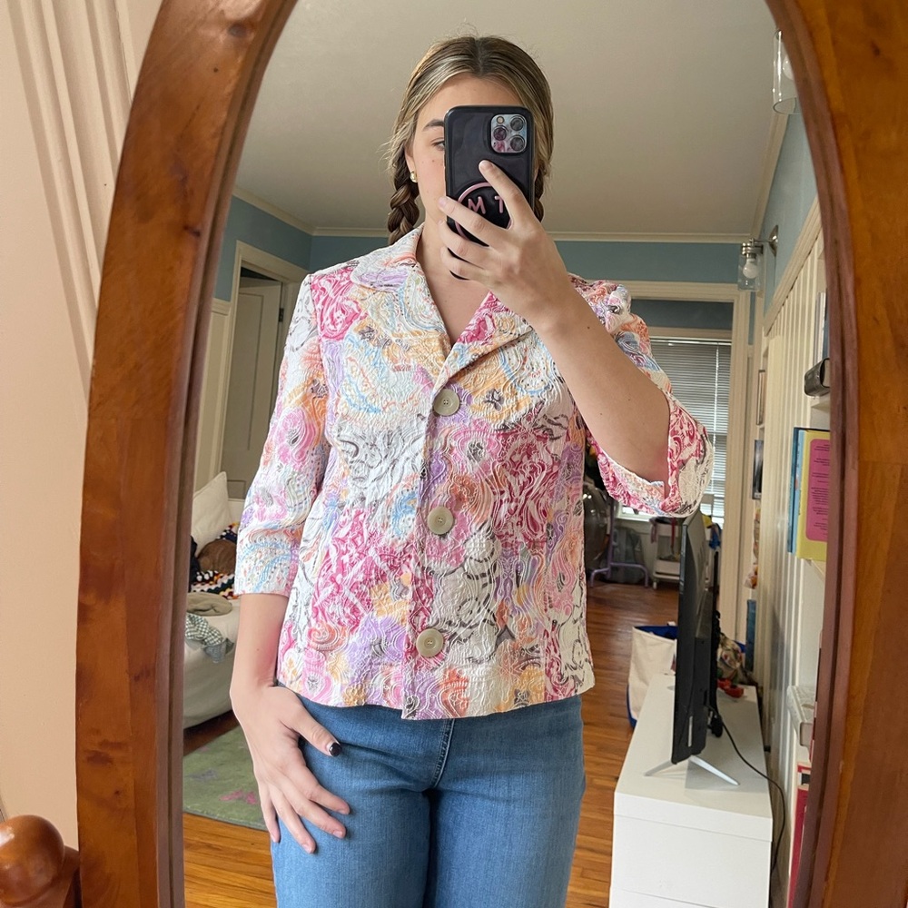Colorful Paisley Blazer